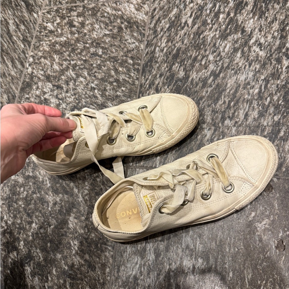 Leather Converse sneakers